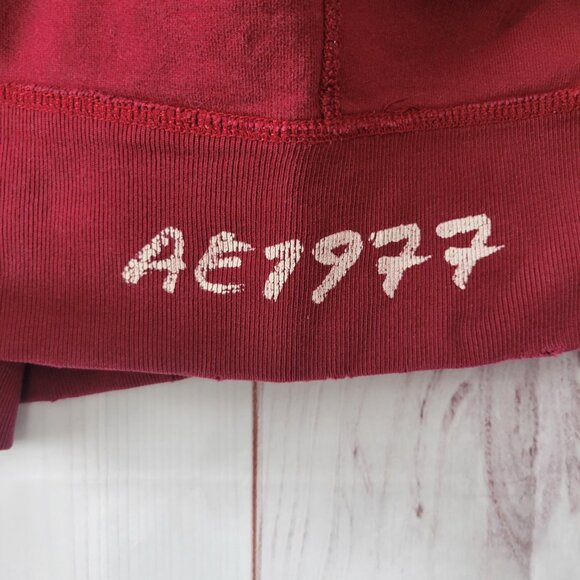Y2K American Eagle ¼ Zip Hooded Embroidered Sweatshirt, Men’s XL Hoodie, EUC - Picture 6 of 9